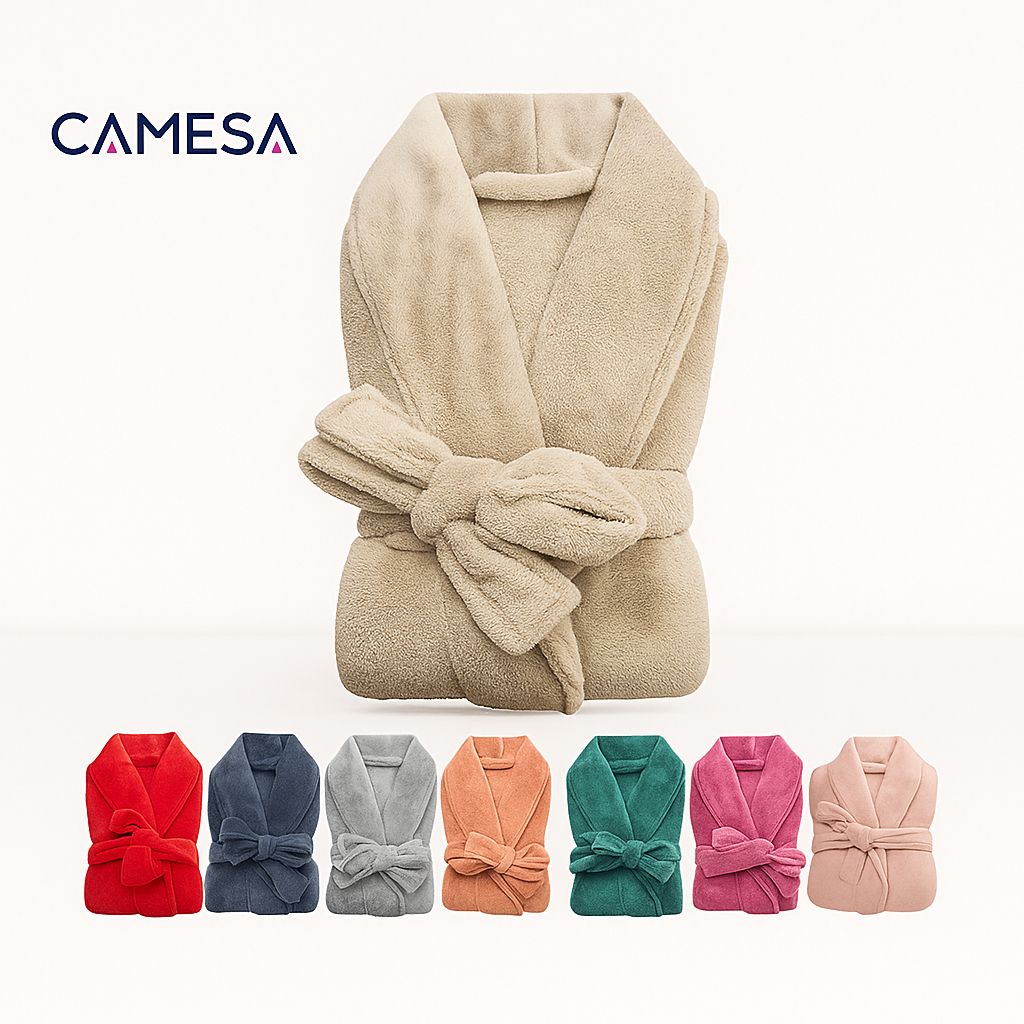Roupão Microfibra Adulto Extra Macio Unissex Quentinho Coberta Manga Longa Quimono Várias Cores Tamanho Unico
