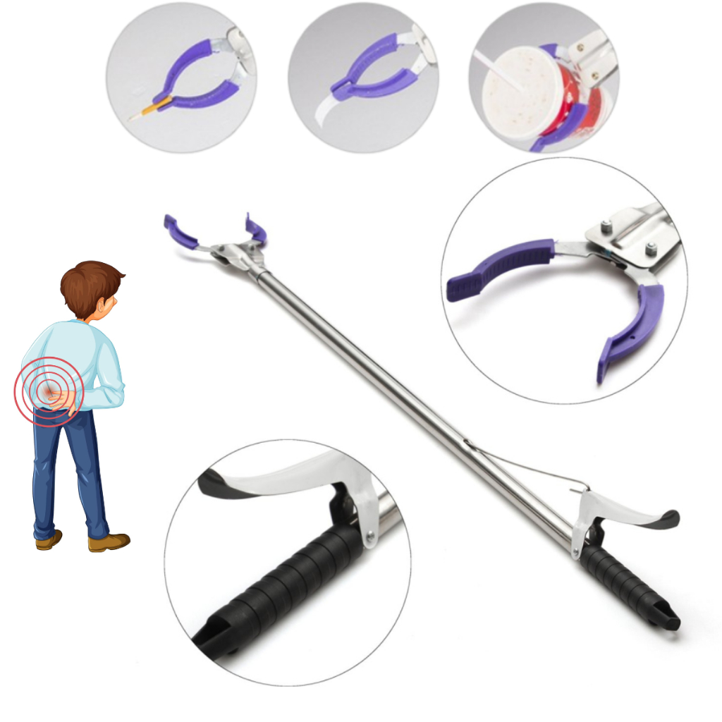 Pegador De Objetos Em Metal Garra Mão Mecânica Grande Cor Azul 90Cm Eficiente Leve em Oferta na Shopee