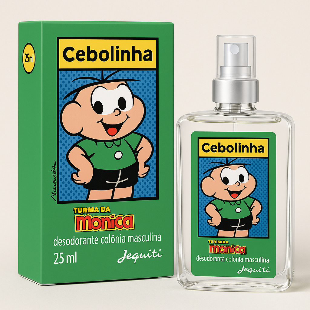 Perfume Colônia Cebolinha Turma da Mônica Desodorante Jequiti Fragrância Refrescante