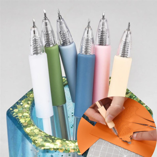 Caneta Estilete Artesanal Kit 6 Unidades Precisas e Seguras para Cortes Detalhados em Oferta na Shopee