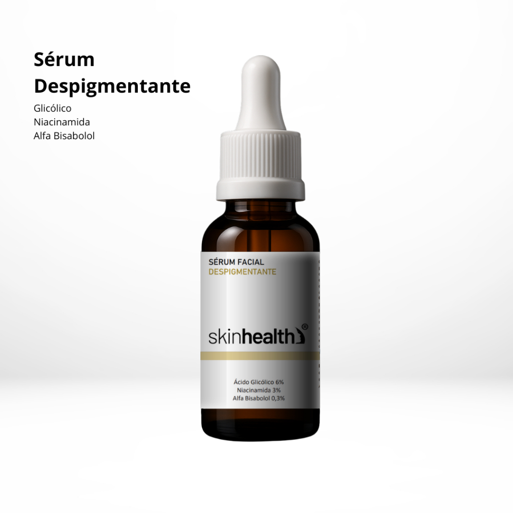 Sérum Despigmentante 30ml -  Ácido Glicólico 6% + Niacinamida 3% + Alfa Bisabolol 0,3% em Oferta na Shopee