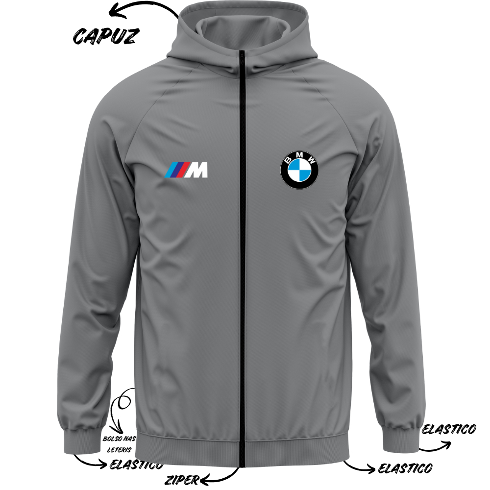 Corta Vento BMW Casaco Blusa Blusão De Frio Masculina Impermeável Manga Longa Capuz Jaquet...