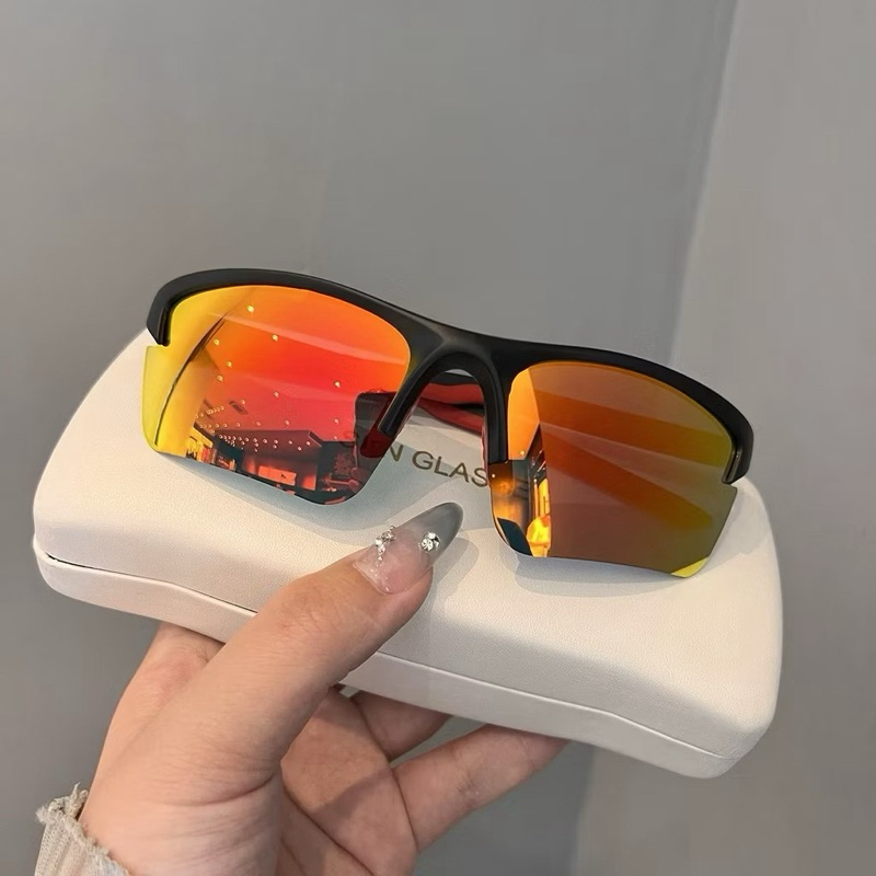 Óculos de Sol Ciclista Feminino Masculino Com Proteção Solar UV400 Resistente Bike Corrida Pesca Beach Tennis em Oferta na Shopee