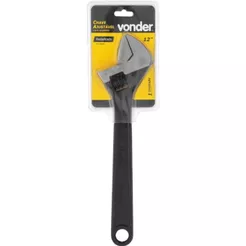 Chave Inglesa Ajustável 12 Aço Carbono Fosfatizada Vonder