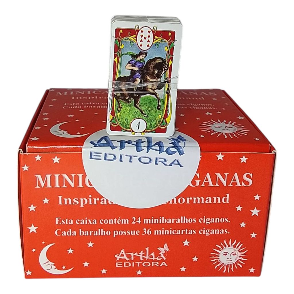 Mini Cartas Ciganas -- 1 baralho com 36 mini cartas