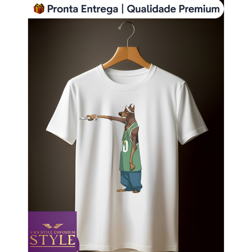 🔥 Camiseta Trap Snoop Dogg 🧊 – Streetwear Unissex Premium | Estilo Rap, Autenticidade & Atitude 🎤