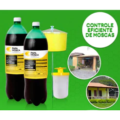 Kit com 2 Líquido Atrativo - 2 litros - Papa Mosca