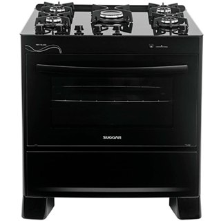 Fogão de Piso FGVNG510PT Neo Glass com 5 Bocas Suggar em Oferta na Shopee