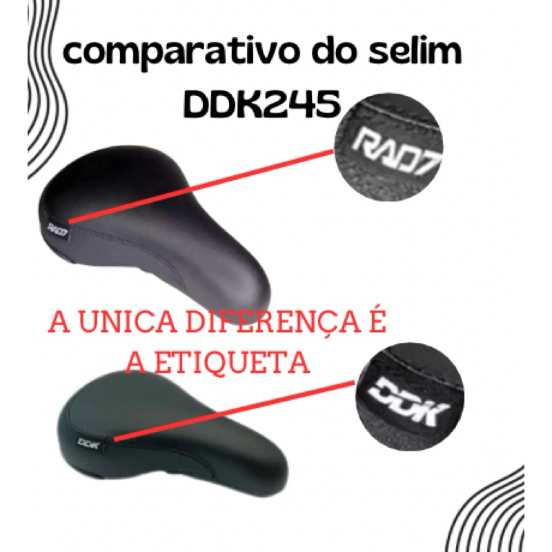 selim banco para bike Rad7 Bronx igual Ddk2025 BMX dirt jump frestyle grau