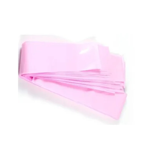 Kit 100 Protetores Plásticos para Dermógrafo ou Cabo – Clipcord Rosa 60x4cm Descartável e Higiênico