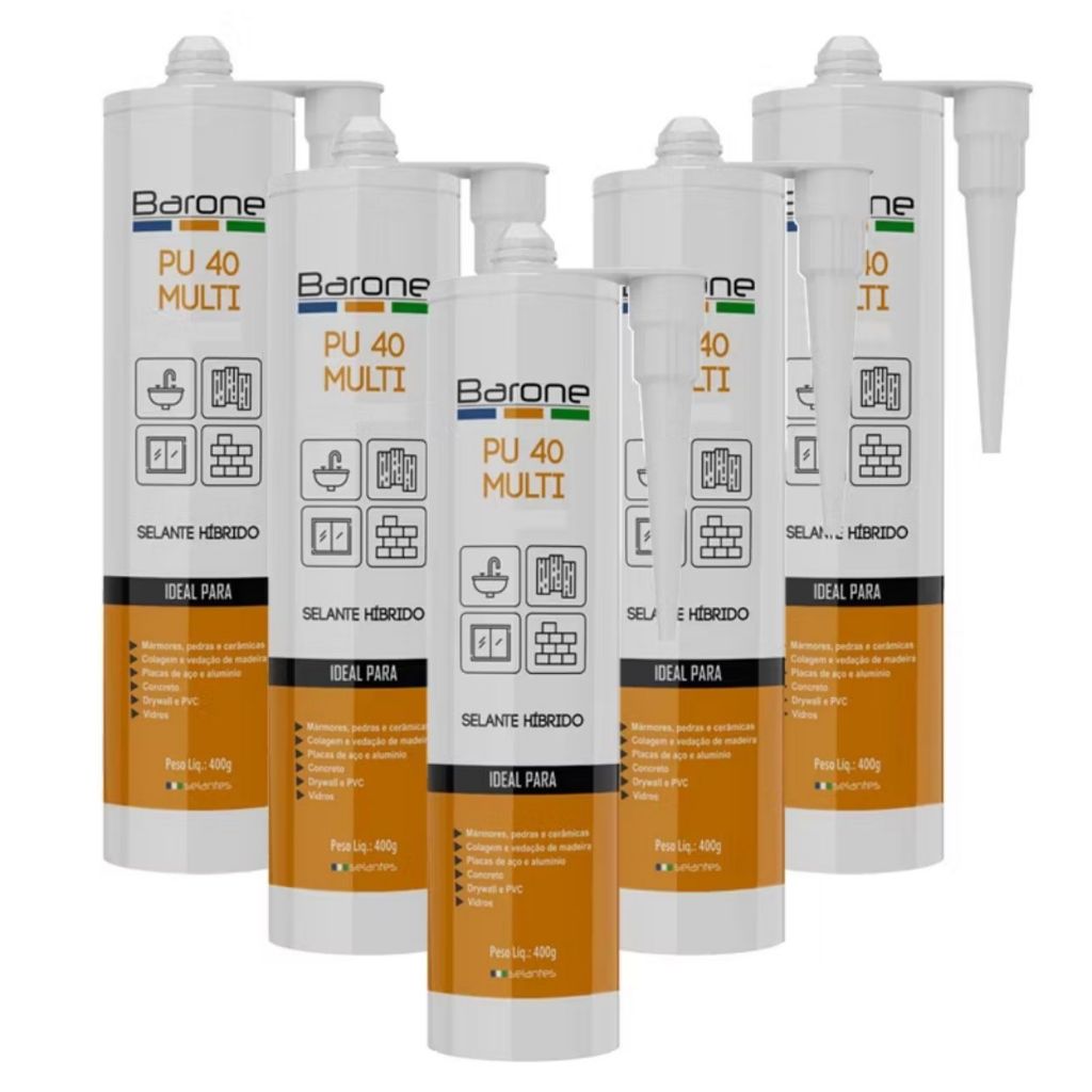 Pu40 Cola Pu para Calhas, Rufos, Placas 3D Mega Vedações Selante Para Construção Civil e Indústria