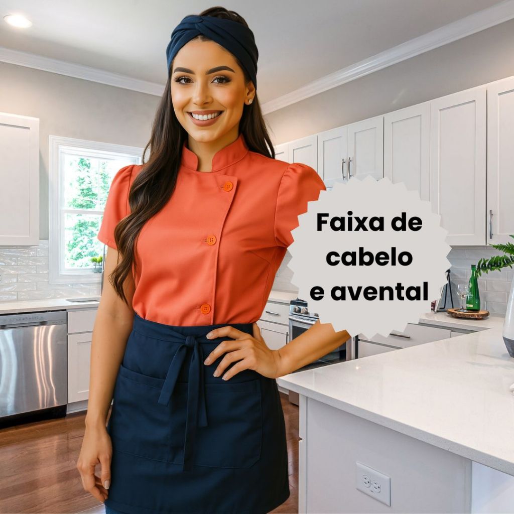 Avental Laranja Cozinha: Onde Comprar | BuscaProdutos