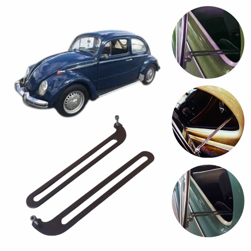 Par de Alongadores Basculante Extensor para vidros de Fusca