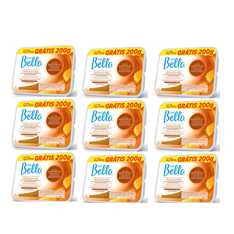 kit Cera Depilatória Depil Bella 1Kg em Oferta na Shopee