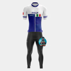 Camisa Ziper Total e Calça Acolchoada Gel Conjunto Premium Ciclismo Bike Pedalar Mtb
