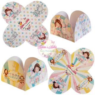 50 Forminhas 4 Pétalas Circo Rosa Festas Aniversários Fominhas para Doces Confeitaria em Oferta na Shopee