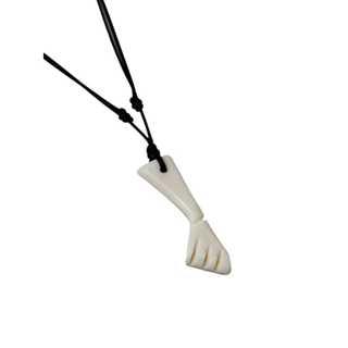 Colar Cordão Ajustável De Figa Artesanal Em Osso Para Pressente em Oferta na Shopee