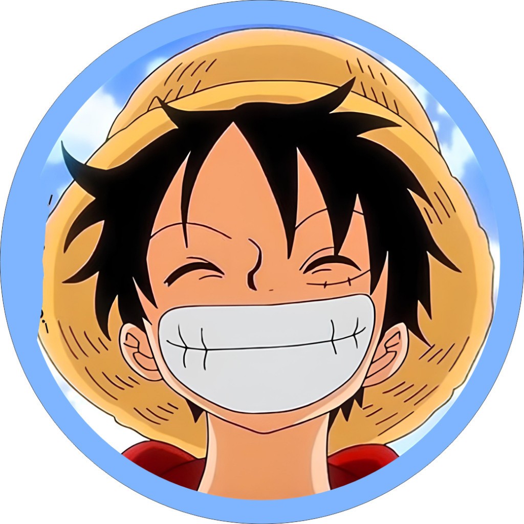 Capa Painel de Festa 1,50x1,50 Redondo Sublimado Premium Tema One Pice Anime