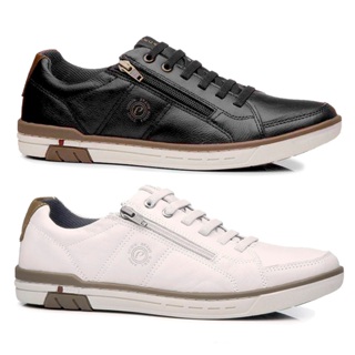 Sapatenis Pegada Couro Legítimo Masculino 119313 em Oferta na Shopee