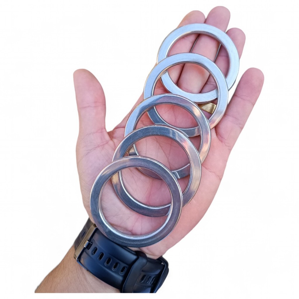 05 unidades Argola Inox 14,15,16,17,18,19,20,21,22,23,24,25,26 Preço de atacado Magnos em Oferta na Shopee