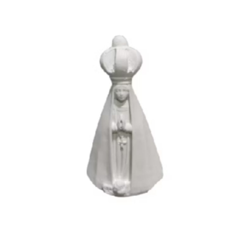 imagem nossa senhora Aparecida gesso cru 10 cm