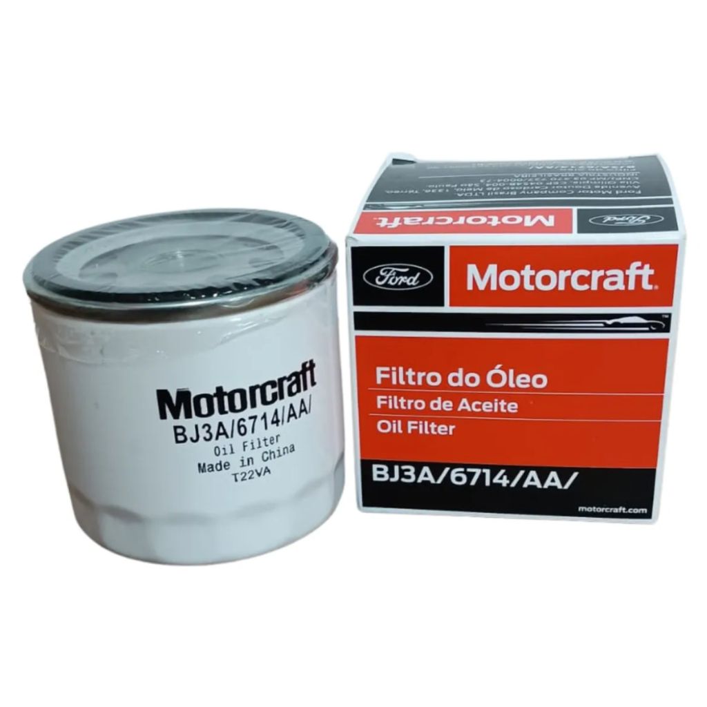 Filtro De Óleo Original Ford Motorcraft BJ3A6714AA Fusion Fiesta New Fiesta Ka Ecosport Focus Ranger em Oferta na Shopee