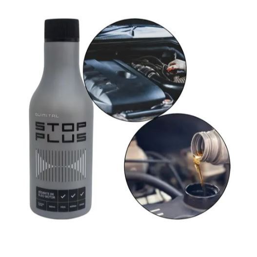 Veda Vazamentos De Óleo Motor Stop Plus 250ml Quimital