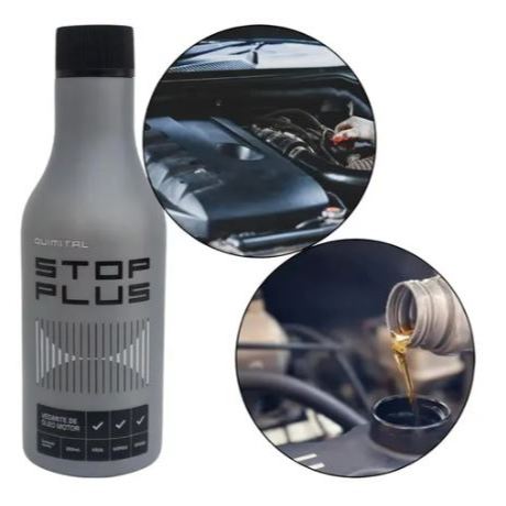 Veda Vazamentos De Óleo Motor Moto Stop Plus Quimital 60ml