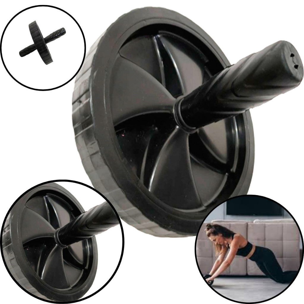 Roda Para Exercício Abdominal Lombar Para Treinos Funcionais Musculação Academia