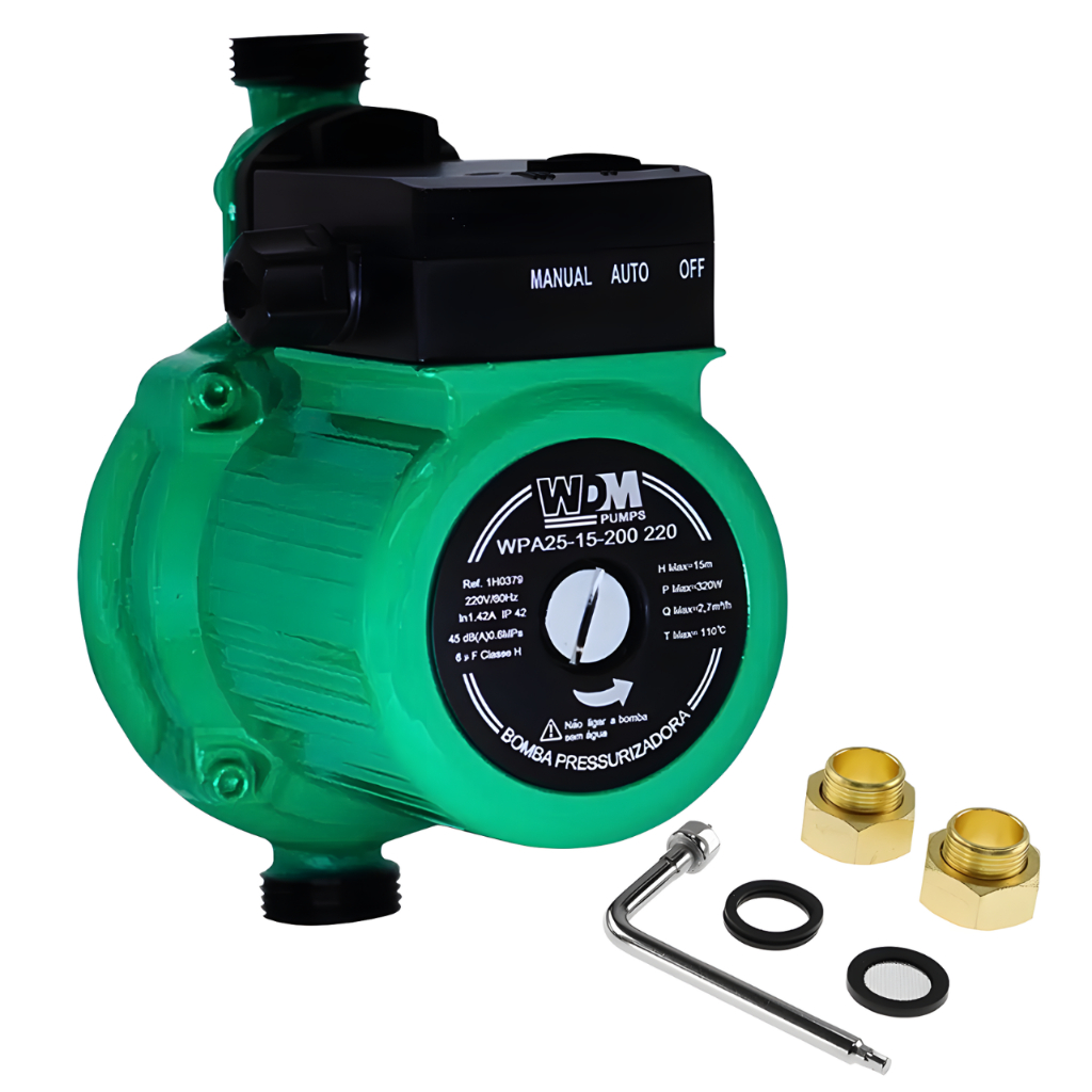 Bomba Pressurizadora Automática Quente Frio 2.100l/h 120wats Pressurizador Água