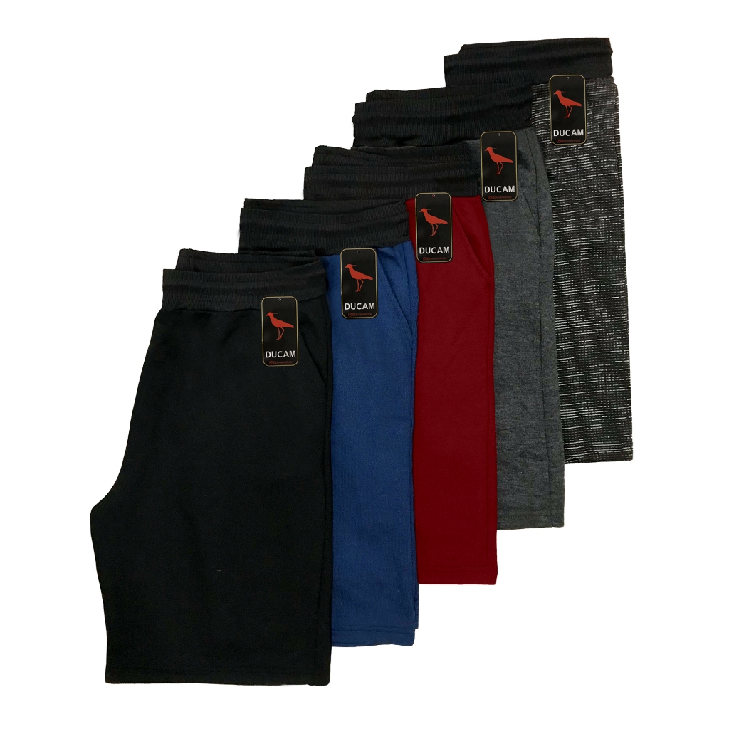 Kit 5 Bermudas Moletom Lisas Academia Treino 100% Confortável 2 Bolsos Algodão - Men Clothes