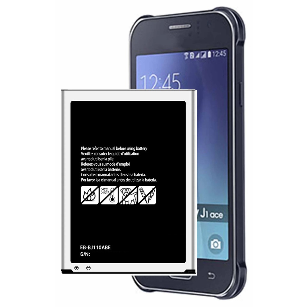 Bateira Para Galaxy J1 Ace J110 1900mah Eb-bj110abe compatível nova peça de substituição