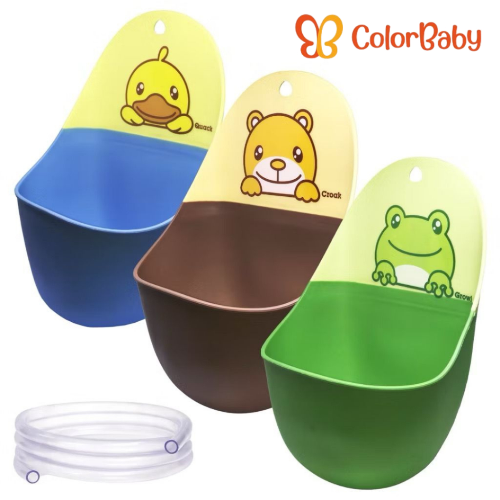 Mictório Infantil com Mangueira – Treinamento Desfralde com Gancho – Patinho, Ursinho e Sapinho
