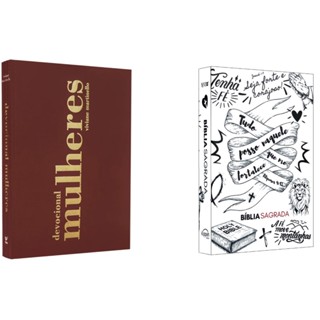 Kit Devocional Mulheres + Biblia Sagrada NVI | Jovem Cristao Branca em Oferta na Shopee