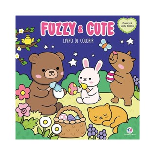Livro de Colorir - Fuzzy and Cute - Capa Flexivel em Oferta na Shopee