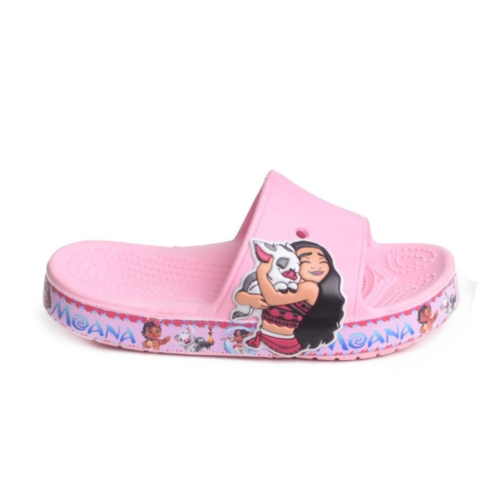 Chinelo Slide Sandália Pala Lançamento Moana Infantil Para Meninas
