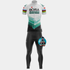 Conjunto Ciclistas Inverno Camisa Ziper Total Calça Acolchoada Gel Bike Pedalada Frio Mtb