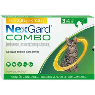 Antiparasitário Nexgard  para Gatos de 2,5 Kg a 7,5 Kg SEM CAIXA em Oferta na Shopee