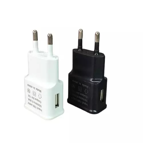Fonte Carregadora Bivolt 5V 2A Rápida e Compacta – Ideal p/ Smartwatch e Fone de Ouvido