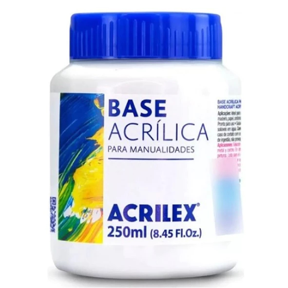 Base Acrílica para Manualidades 37ml - 120ml e 250ml - (Escolha o Modelo) - Acrilex em Oferta na Shopee