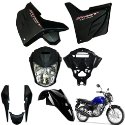 Kit Carenagem Completo Cg Start 160 2016 até 2024 / Tampa Lateral Farol Rabeta Traseira Paralama