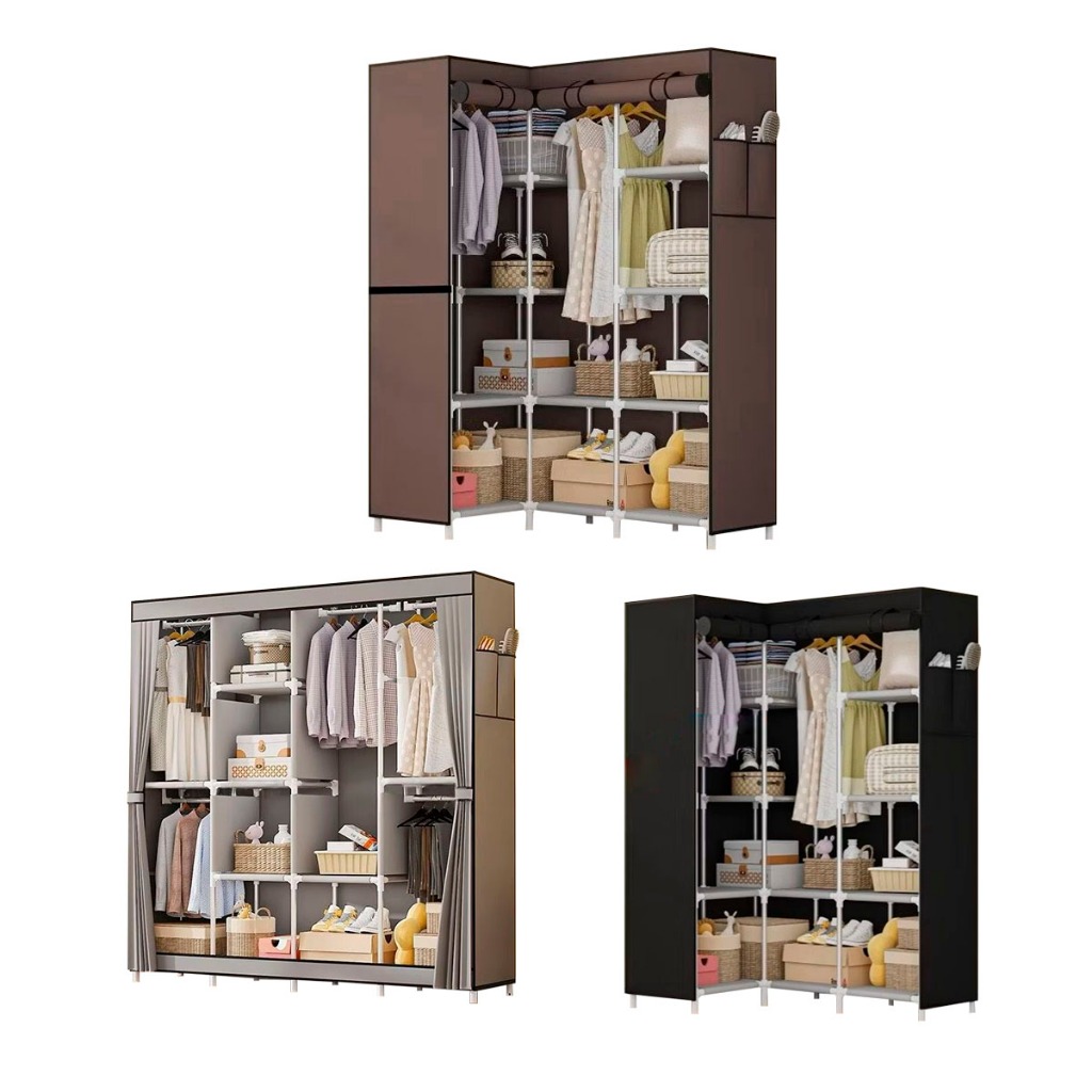 Guarda Roupa Dobrável Organizador De Roupas Portátil Multiuso