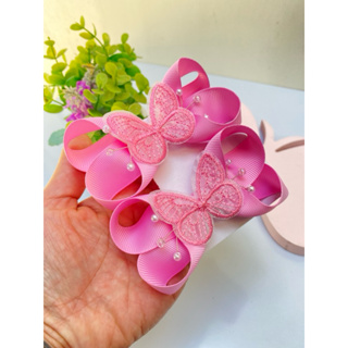 Laço de Cabelo Infantil Borboleta – Par de Laços - laço jardim encantado, infantil em Oferta na Shopee