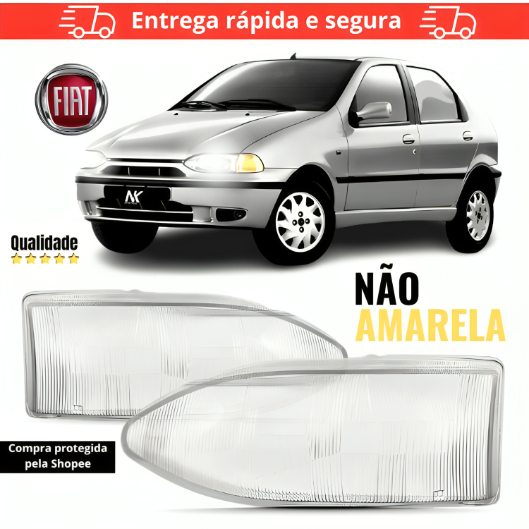 Par/Un Lente Farol Palio Siena Strada G1 96 97 98 99 2000 Young 2001 2002 Lentes em Oferta na Shopee