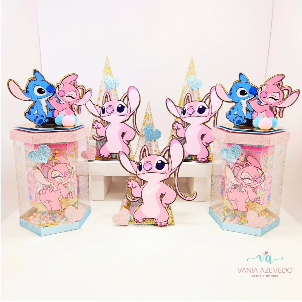 Kit Festa Luxo Lilo Stitch Personalizados I Lembrancinhas I Festas I Caixinhas I Aniversários I Caixinhas de Acetato