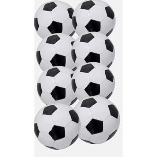 Kit 10 bolas de futebol Tamanho 5 campo Preto e branco
