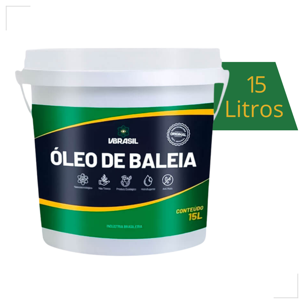 Impermeabilizante Óleo D Baleia 15 Litros Para Construção Civil Alto Rendimento Com Isolante Térmico
