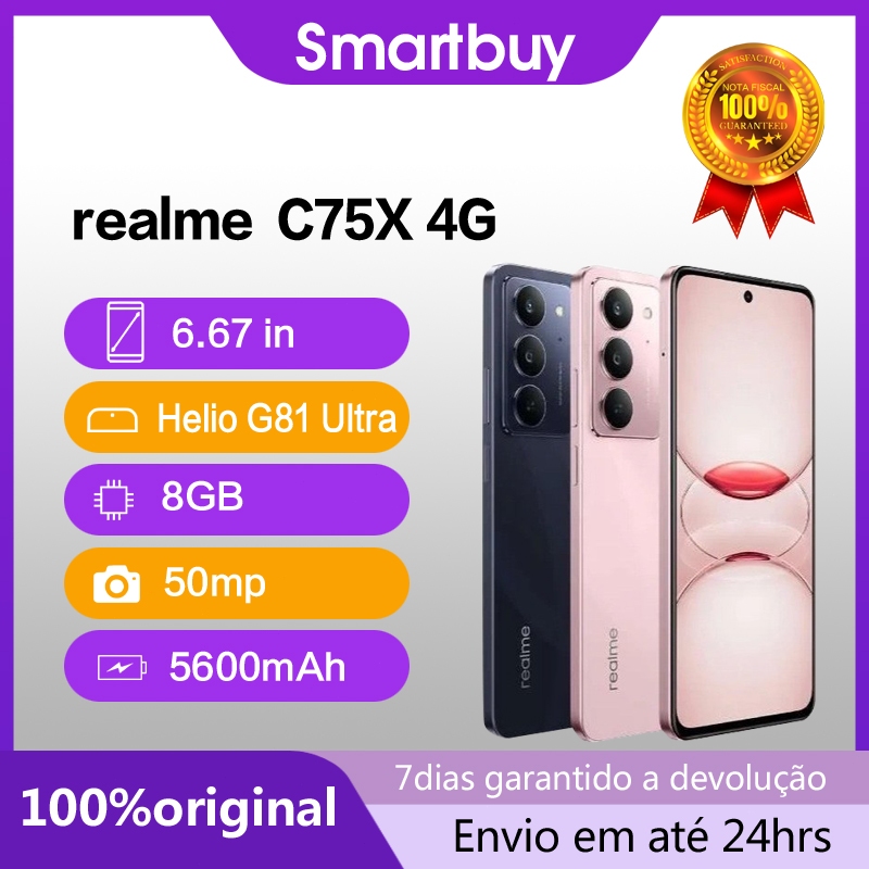 Celular Realme C75x 4g 8gb 256gb Versão Global Original ! - Miniatura 6