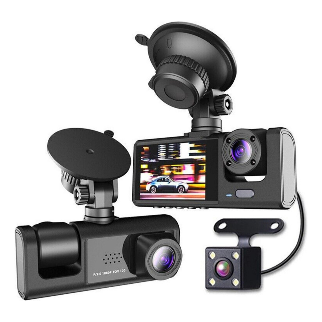 Camera de Gravação Carro WIFI Lente Dupla Câmera automotiva Monitoramento HD 1080P Dianteira E Traseira