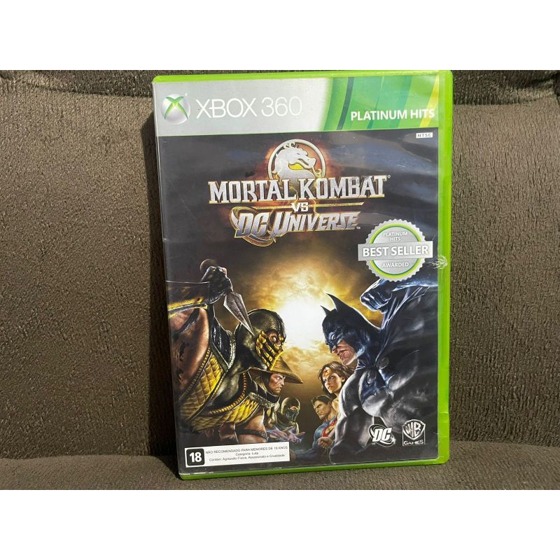 Jogo Xbox 360 Mortal Kombat vs DC UNIVERSE 	Mídia Física Original